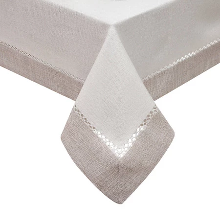 OBRUS EMMA 145 X 260 CM BIAŁY