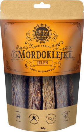 HAPPY SNACKY TRZYPSY Mordoklejki Jeleń 70g