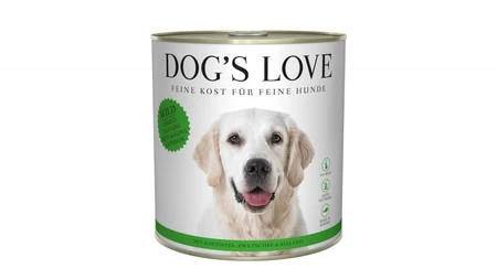 Zestaw 10x DOG'S LOVE WILD dziczyzna z marchewką, selerem, ziemniakami i śliwkami (800g)
