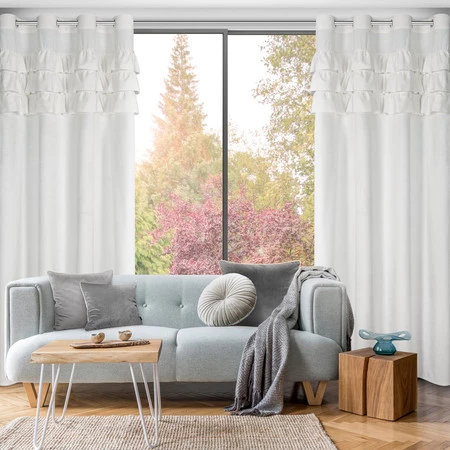 ZASŁONA GOTOWA SAMI 140 X 250 CM BIAŁY