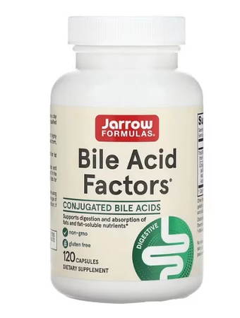 Bile Acid Factors - Kwasy Żółciowe (120 kaps.)