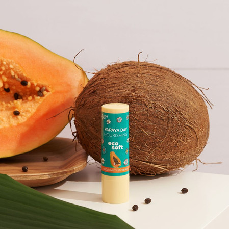 EcoSoft, Balsam do ust, Lippy Day, TWIST UP, Melon i Papaja, 4,8 ml