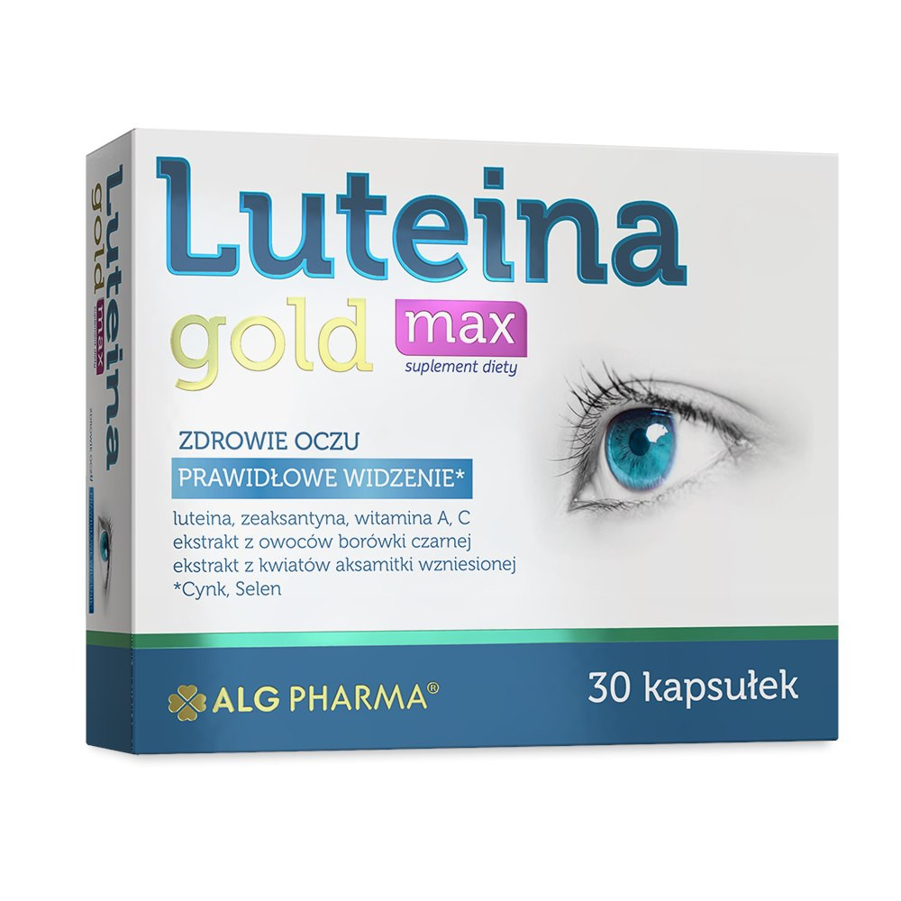 Alg Pharma Luteina Gold Max 30 kaps. - Nabea.pl