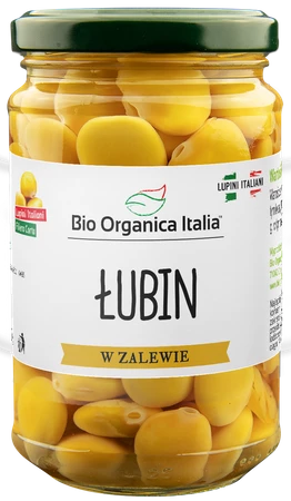 ŁUBIN W ZALEWIE BIO 280 g (200 g) (SŁOIK) - BIO ORGANICA ITALIA