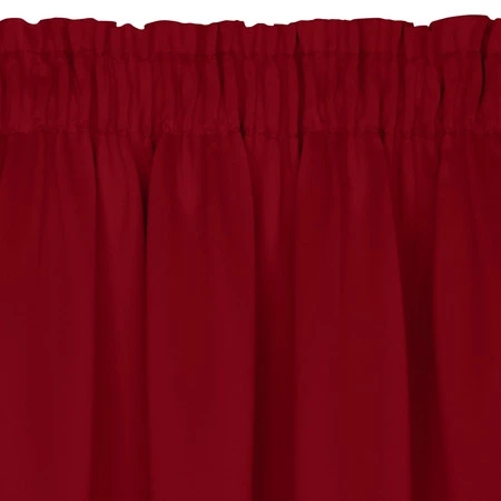ZASŁONA GOTOWA LOGAN NA TAŚMIE 135 X 270 CM CZERWONY