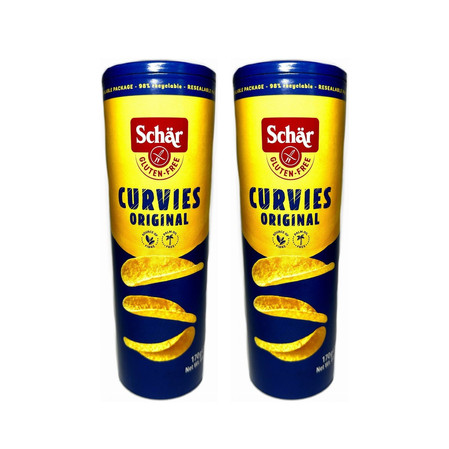Zestaw: 2x Schar − Chipsy ziemniaczane naturalne bezglutenowe − 170 g