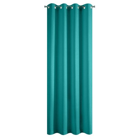 ZASŁONA GOTOWA RITA 140 X 250 CM TURKUSOWY