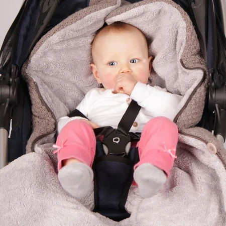 Baby's Only, Cable anthracite, Śpiworek do wózka, czarny