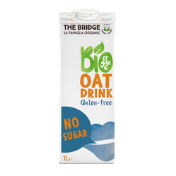 THE BRIDGE NAPÓJ OWSIANY BEZ CUKRU BEZGLUTENOWY BIO 1 L