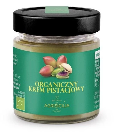 KREM PISTACJOWY BIO 200 g - AGRISICILIA