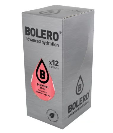 Zestaw Bolero Grapefruit Tonic (Tonik Grajpfrutowy) ze stewią 12 szt. x 9 g napój w proszku bez cukru