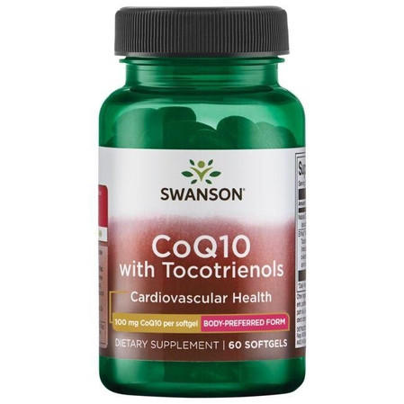 Swanson Koenzym Q10 100 Mg Z Tokotrienolami 10 Mg