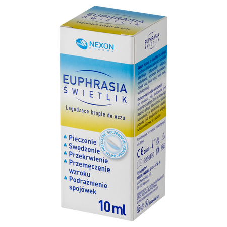 Nexon Euphrasia Świetlik Łagodzące Krople Do Oczu 10ml