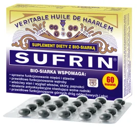 SUFRIN suplement diety z BIO-SIARKĄ 125mg, 60 kaps.