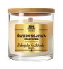 Big Nature Świeca sojowa o zapachu Czekolada dubajska złota 155g