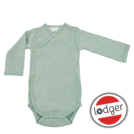 Lodger Body kopertowe niemowlęce długi rękaw bawełniane jasna zieleń Ciumbelle Peppermint r. 56