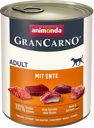 ANIMONDA Grancarno ADULT Wieprzowina i Kaczka 800g