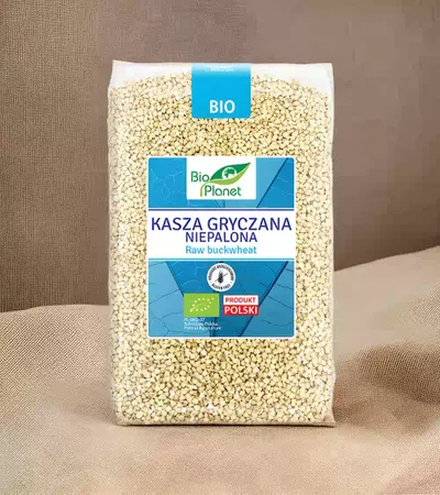 Zestaw 2x Bio Planet - Kasza gryczana niepalona bezglutenowa Bio - 2 kg