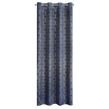 ZASŁONA GOTOWA KAJA 135 X 250 CM GRANATOWY