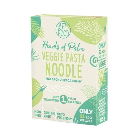 Diet Food − Makaron z serca palmy noodles bezgl. BIO − 225 g