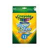 Crayola Flamastry 12 kolorów Supertips Pastel 7509 