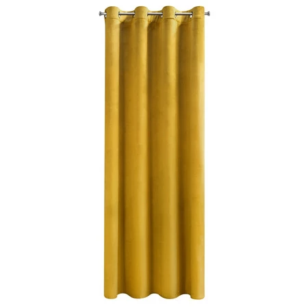 ZASŁONA GOTOWA MELANIE 140 X 250 CM MUSZTARDOWY