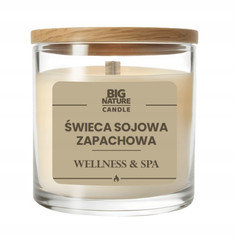 Big Nature Świeca sojowa o zapachu WELLNESS&SPA 155g