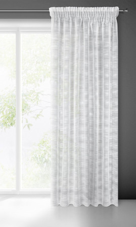 FIRANA GOTOWA ASTERA NA TAŚMIE 140 X 270 CM BIAŁY
