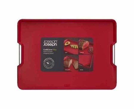 JJ - Deska XL Cut&Carve™ Plus, czerwona