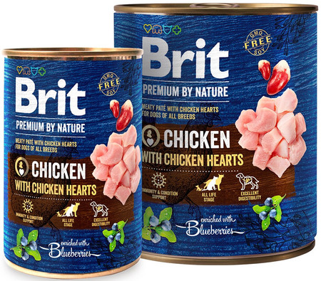 BRIT Premium by Nature CHICKEN Drób Jagody 400g