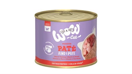 WOW CAT Rind Pute - wołowina z indykiem dla dorosłych kotów (200g)