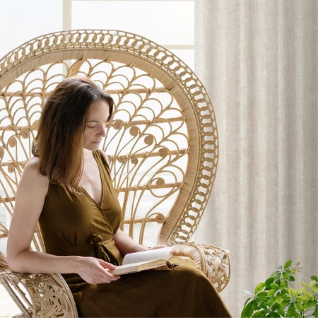 ZASŁONA GOTOWA BLANKA 140 X 250 CM BEŻOWY