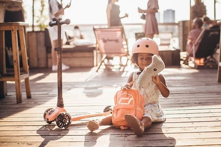 SCOOTANDRIDE Kask S-M dla dzieci 3+ Rose