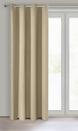 ZASŁONA GOTOWA D91 PARISA 140 X 250 CM BEŻOWY