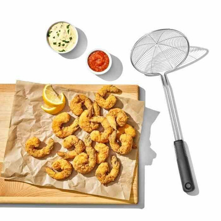 OXO-Cedzak chiński stalowy, czarny, Good Grips