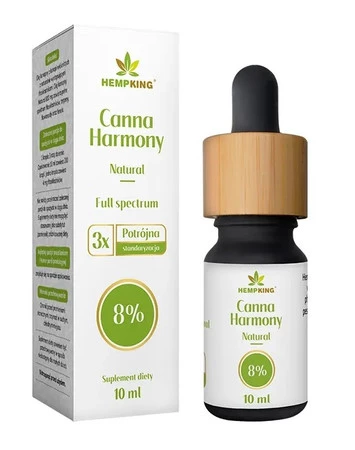 HEMPKING OLEJ KONOPNY 8 % (800 mg FITOSKŁADNIKÓW) 10 ml