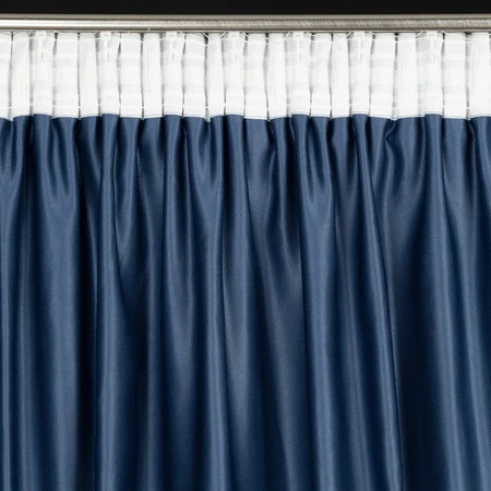 ZASŁONA GOTOWA SCARLET NA TAŚMIE 140 X 270 CM GRANATOWY