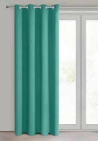 ZASŁONA GOTOWA D91 PARISA 140 X 250 CM TURKUSOWY