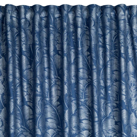 ZASŁONA GOTOWA SCARLET NA TAŚMIE 140 X 270 CM GRANATOWY