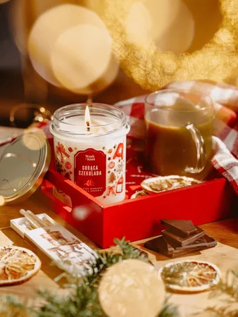 Woskiknot świeca sojowa Gorąca Czekolada