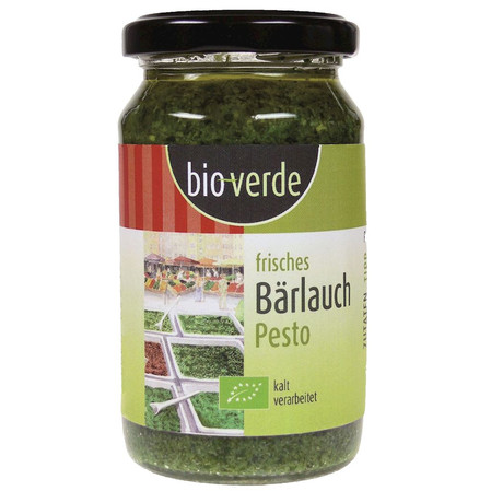 BIO-VERDE PESTO Z CZOSNKU NIEDŹWIEDZIEGO BIO 165 g
