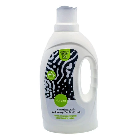 Klareko, Kolorowy Żel Do Prania, Słodka Pomarańcza Lawenda, 1000ml