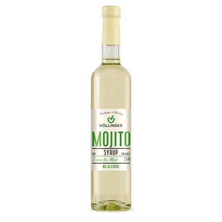 SYROP DO DRINKÓW I KOKTAJLI MOJITO BIO 500 ml - HOLLINGER