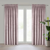 ZASŁONA GOTOWA D91 ROSA NA TAŚMIE 135 X 300 CM PUDROWY RÓŻ