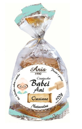 Ania − Ciasteczka babci Ani owsiane B/C − 100 g