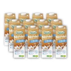 Zestaw Natumi Napój migdałowy bez dodatku cukru (1000ml) x12 szt.