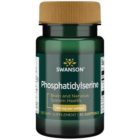 Fosfatydylseryna 100mg - suplement na pamięć 30 kaps. Swanson