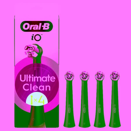 ORAL-B BRAUN KOŃCÓWKI RBCB-4 iO ULTIMATE CLEAN BLACK 4szt.