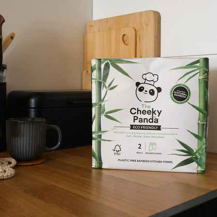 Cheeky Panda, Ręcznik papierowy, 200 listków (2 rolki po 100 listków)