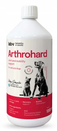 LAB-V ArthroHARD - suplement dla psa i kota na stawy -  1l